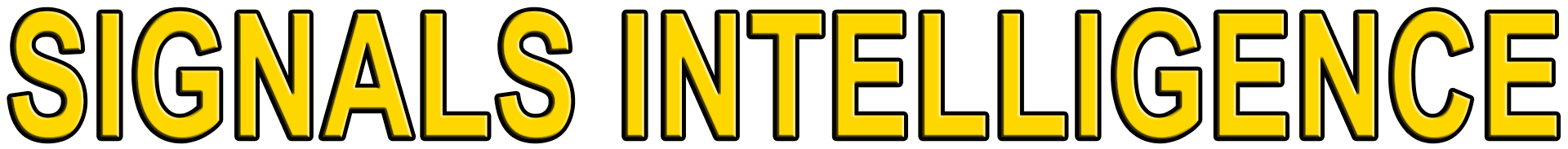 SIGNALS INTELLIGENCE